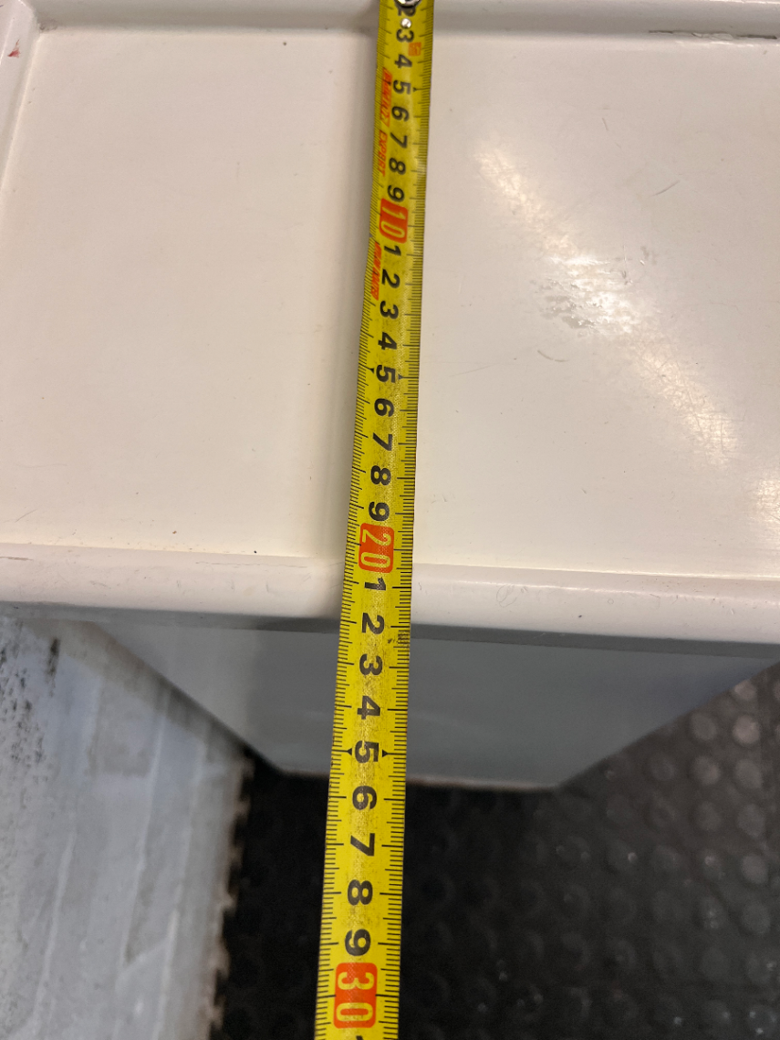 Square White Timber Pedestal Display Stand