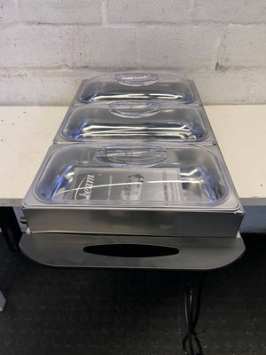 Stainless Steel 3-Pan Electric Food Warmer by Sunbeam - 2ndhandwarehouse.com