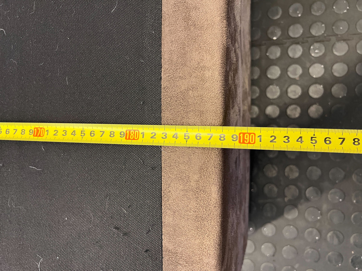 Sturdy Brown Upholstered Single Bed Base