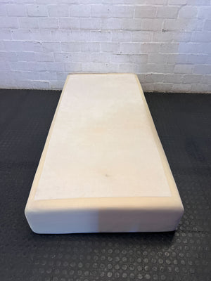 Tempur Memory Foam Mattress- Cream/Off-White Foundation