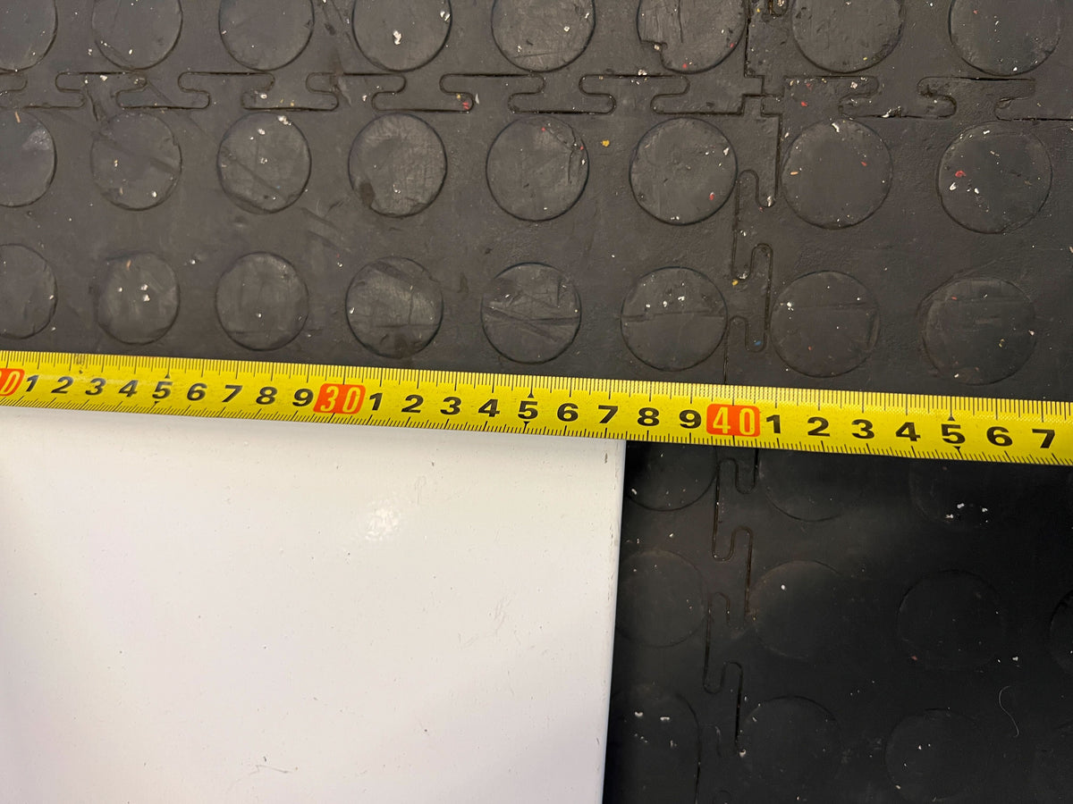 Sturdy White Hand Sanitizer Stand with Signage