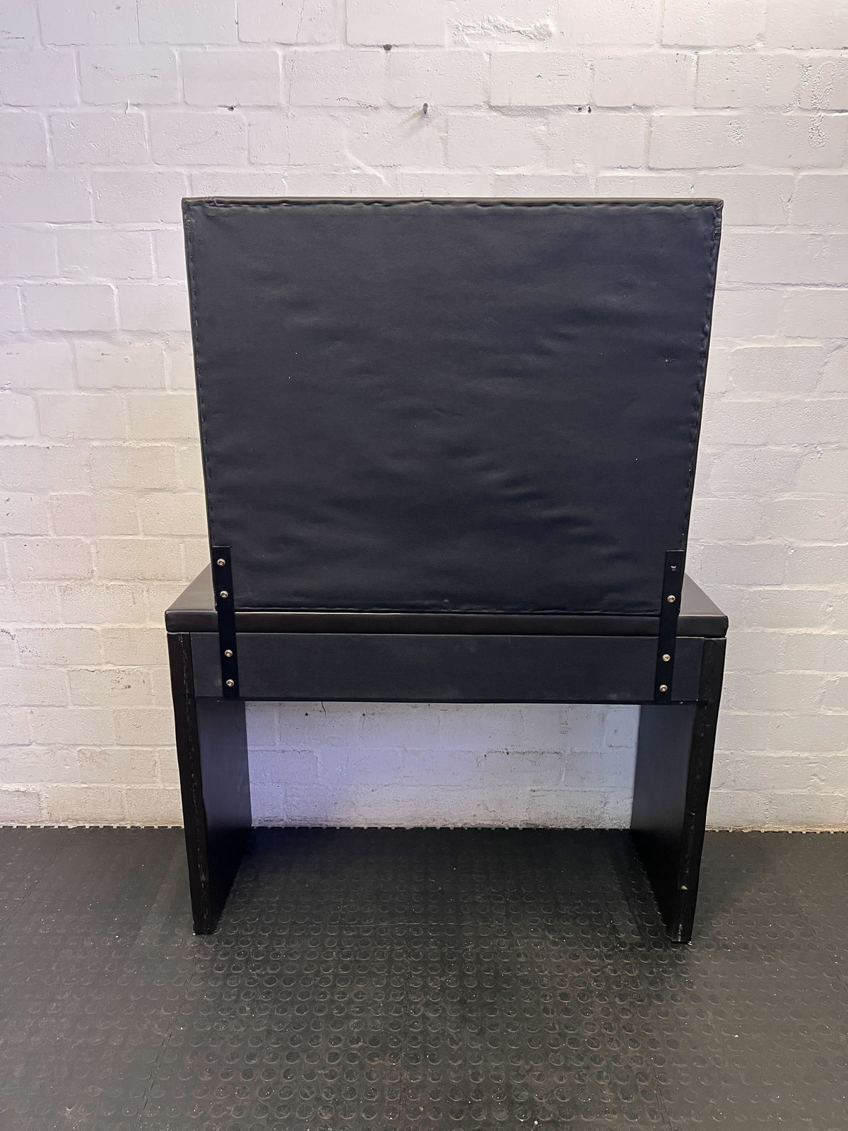 Stylish Black Dressing Table with Mirror & Drawers