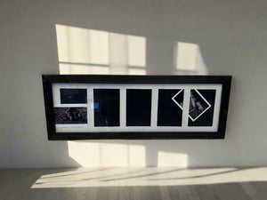 Stylish Black Photo Frame with Five Openings – Minor Scratches - 2ndhandwarehouse.com