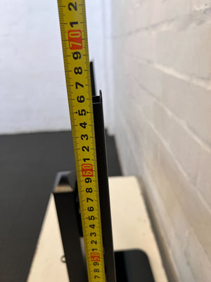 Stylish Black TV Stand with Adjustable Mount - Minor Scratches - REDUCED