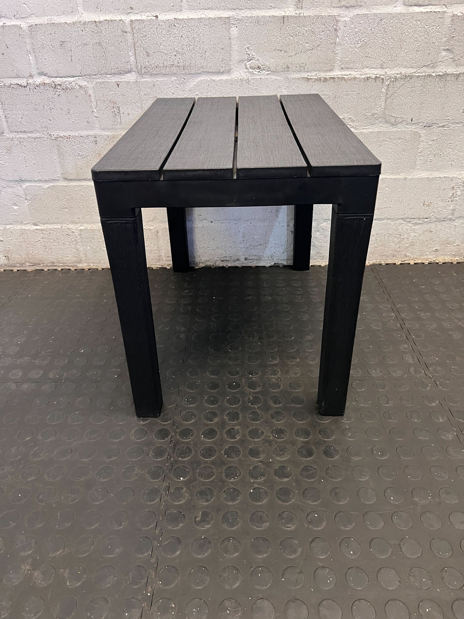 Stylish Black plastic Coffee Table with Minor Scratches