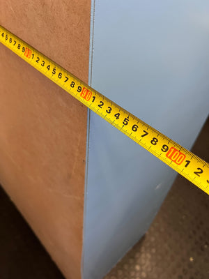 Stylish Blue Storage Cabinet with 4 Drawers and Hanging Rod