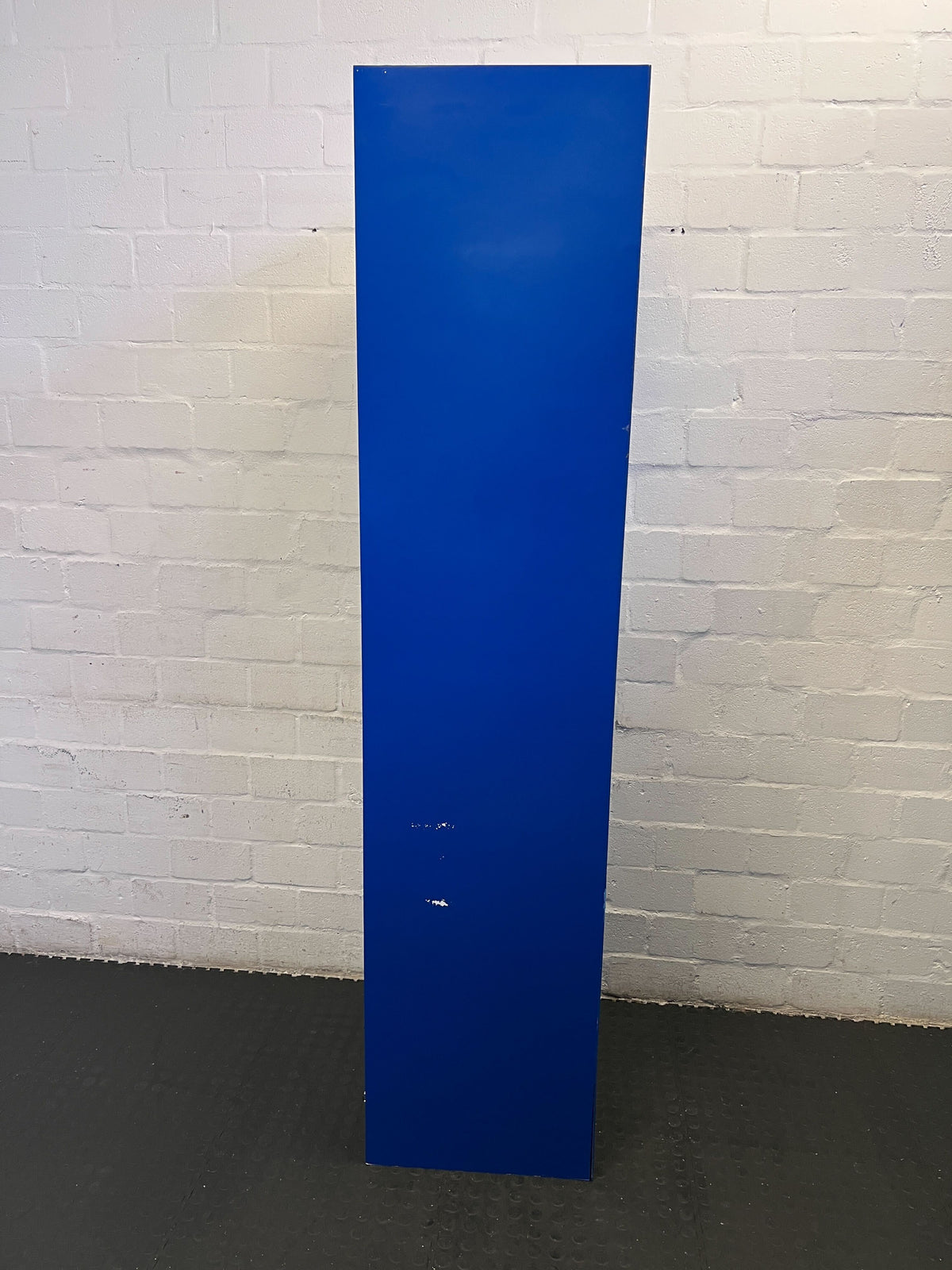 Stylish Blue Storage Unit with Drawers and Hanging Rod