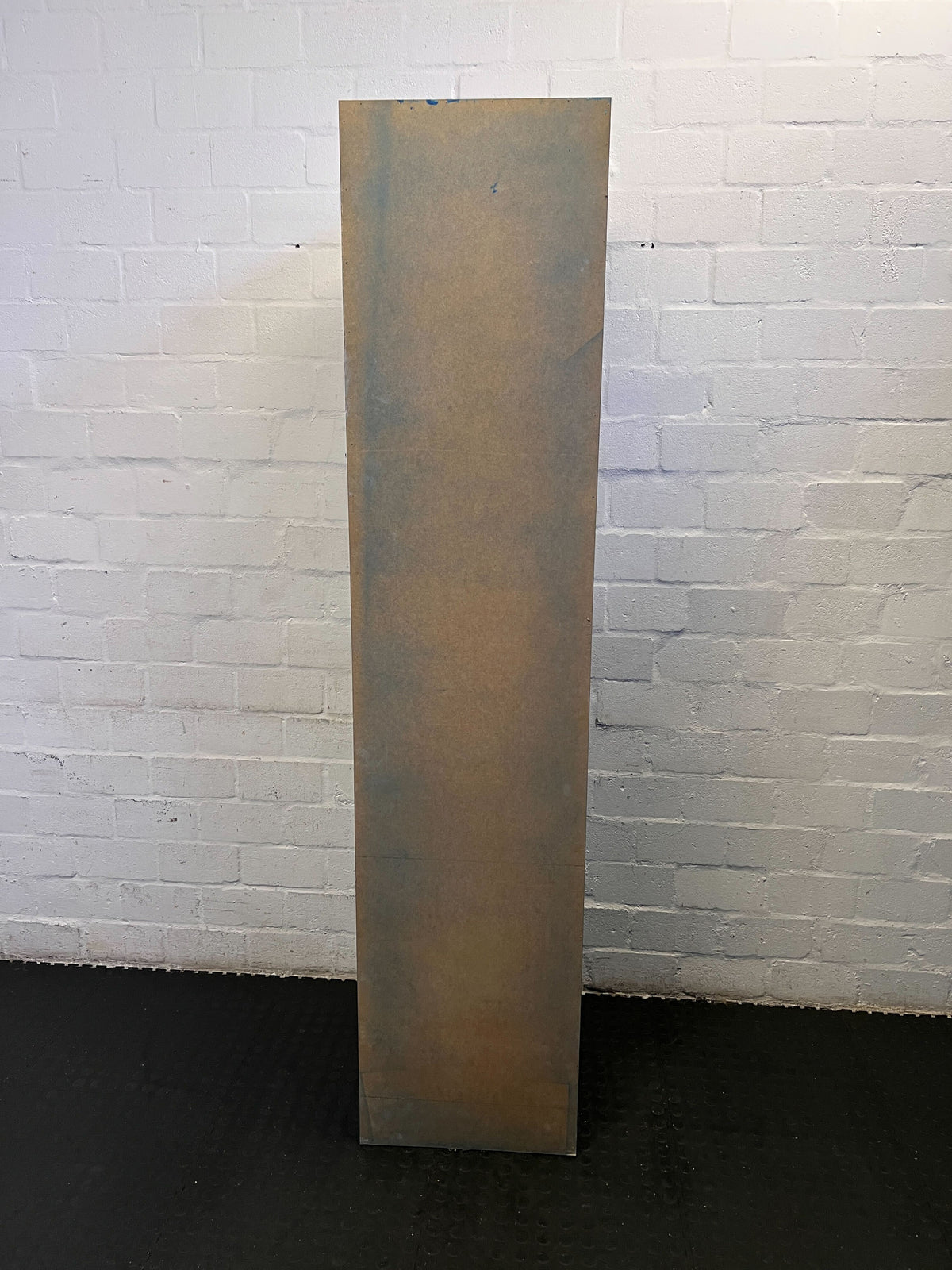 Stylish Blue Storage Unit with Drawers and Hanging Rod