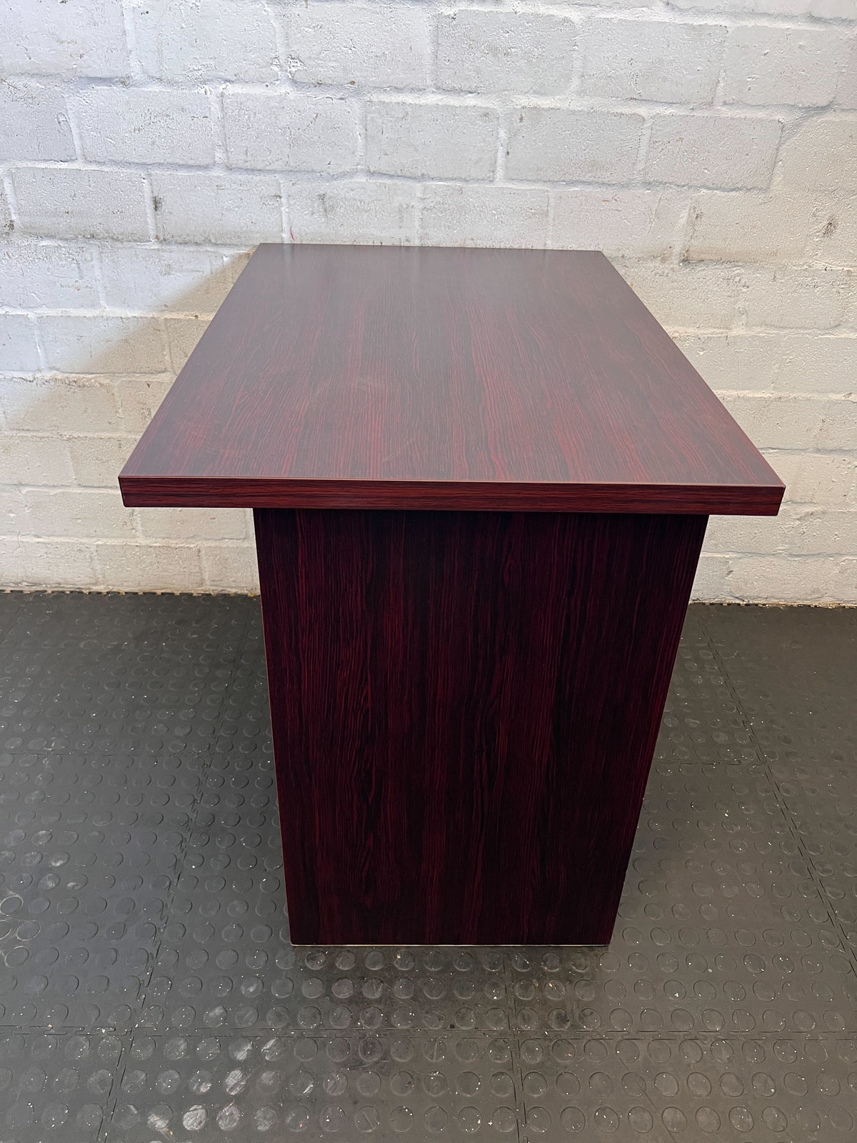 Stylish Dark Wood Storage Cabinet with Lockable Doors - Minor Scratches - REDUCED