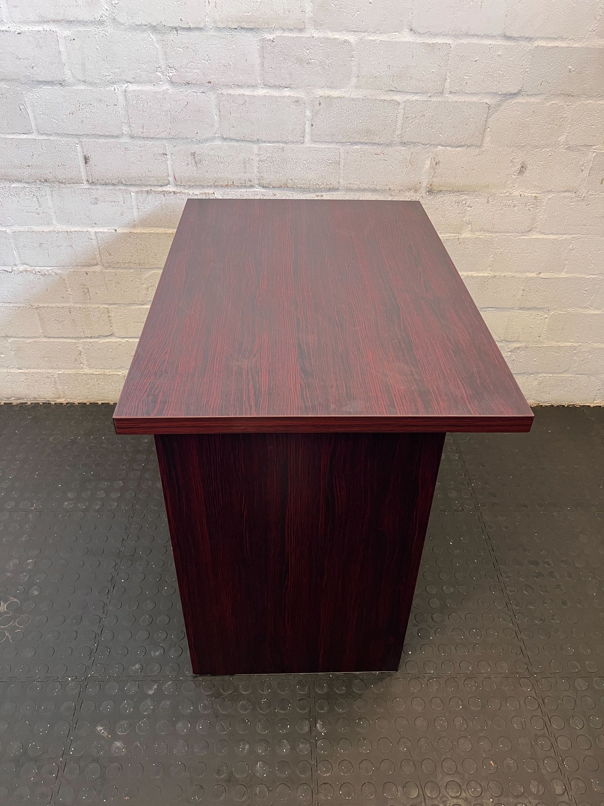 Stylish Dark Wood Storage Cabinet with Lockable Doors - Minor Scratches - REDUCED