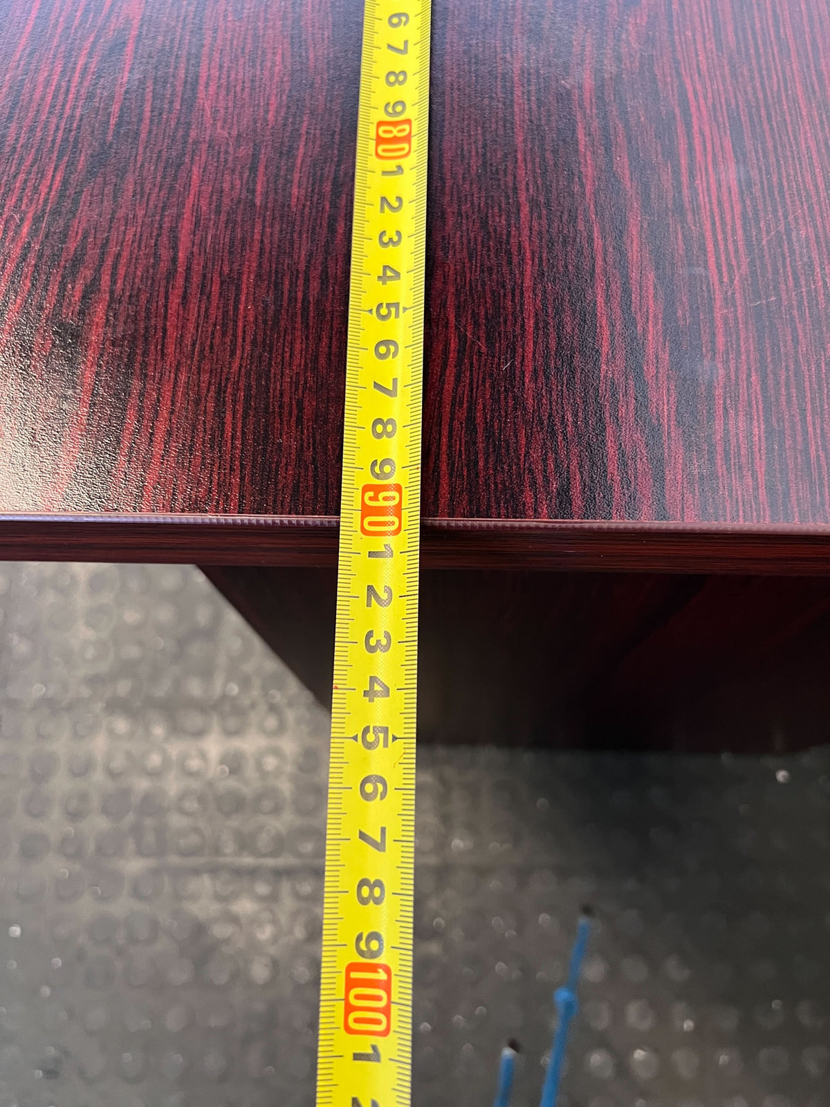 Stylish Dark Wood Storage Cabinet with Lockable Doors - Minor Scratches - REDUCED