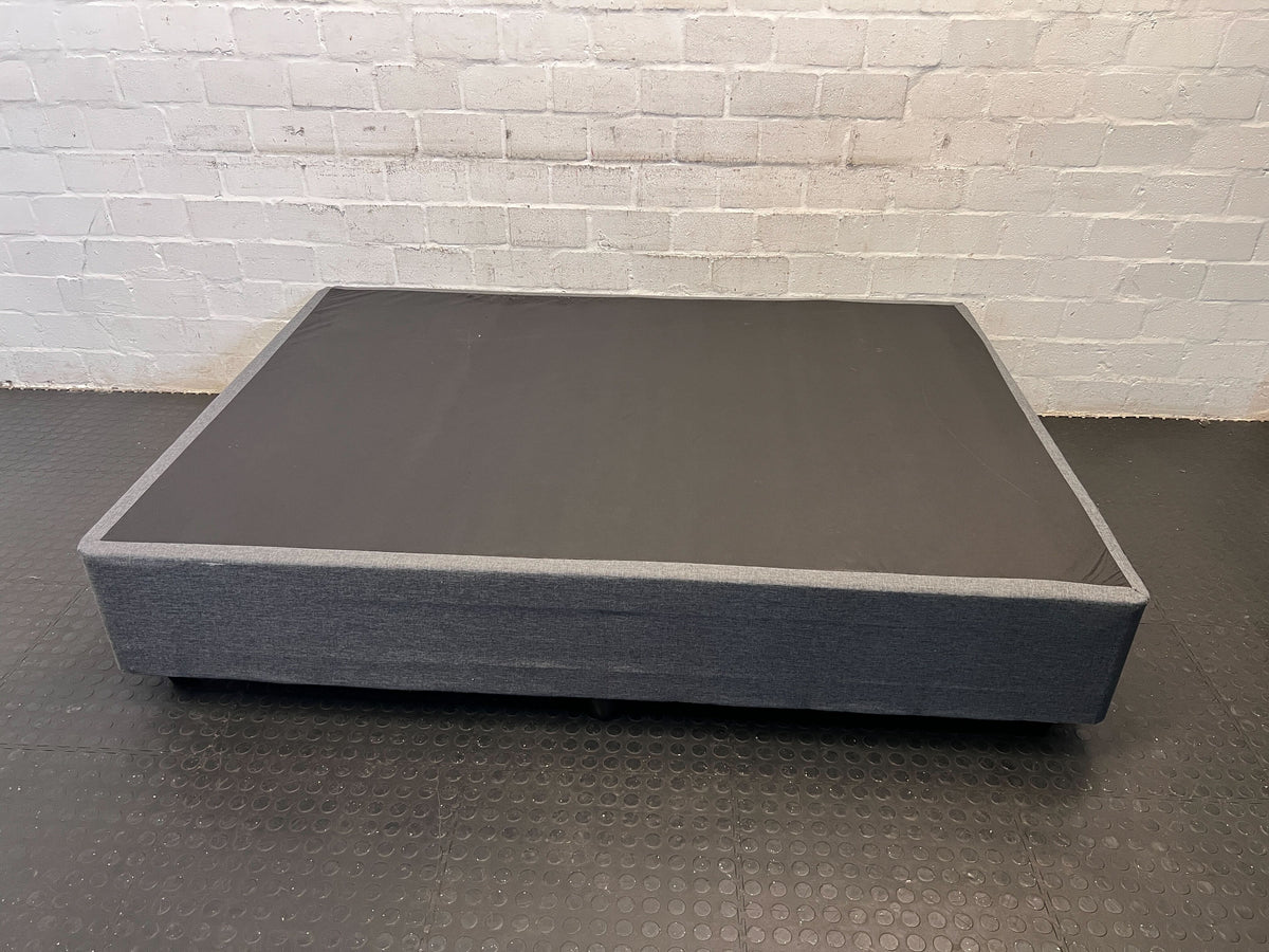 Stylish Double bed Grey Fabric Bed Frame - Minor Wear
