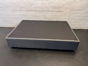 Stylish Double bed Grey Fabric Bed Frame - Minor Wear