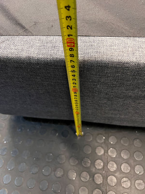 Stylish Double bed Grey Fabric Bed Frame - Minor Wear