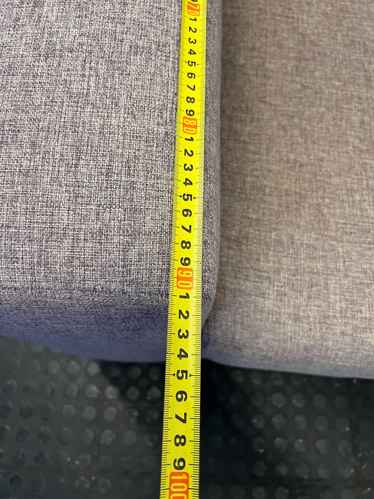 Stylish Grey Fabric Armchair with Minimal Wear