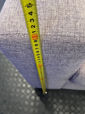 Stylish Grey Fabric Armchair with Minimal Wear