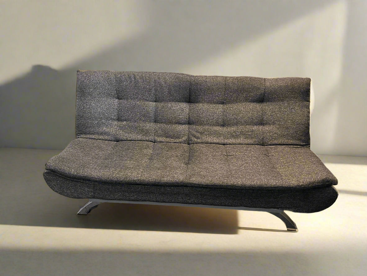 Stylish Grey Fabric Sofa Bed with Modern Design