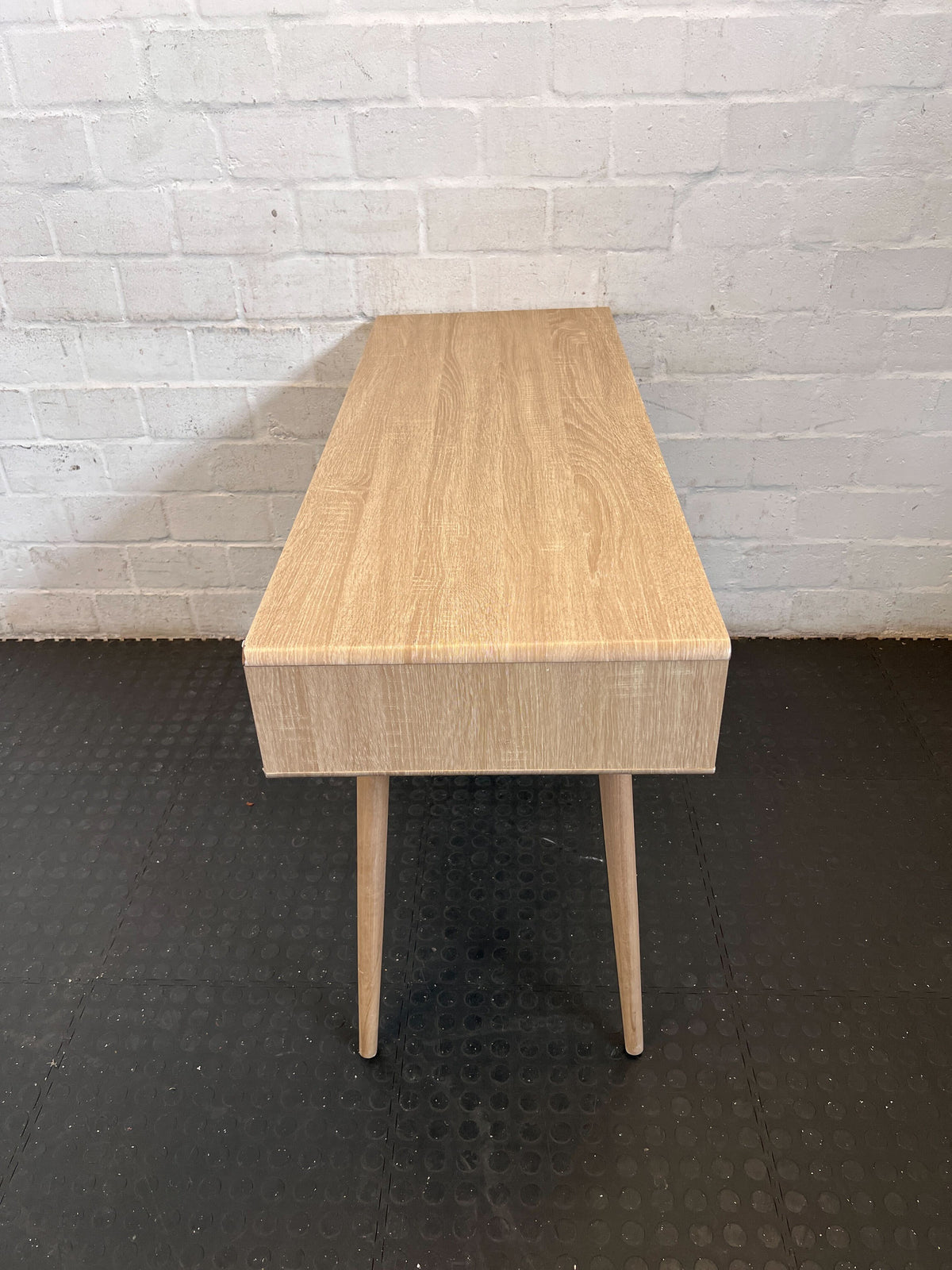 Stylish Light Wood & White 3-Drawer Desk | Scandinavian Modern