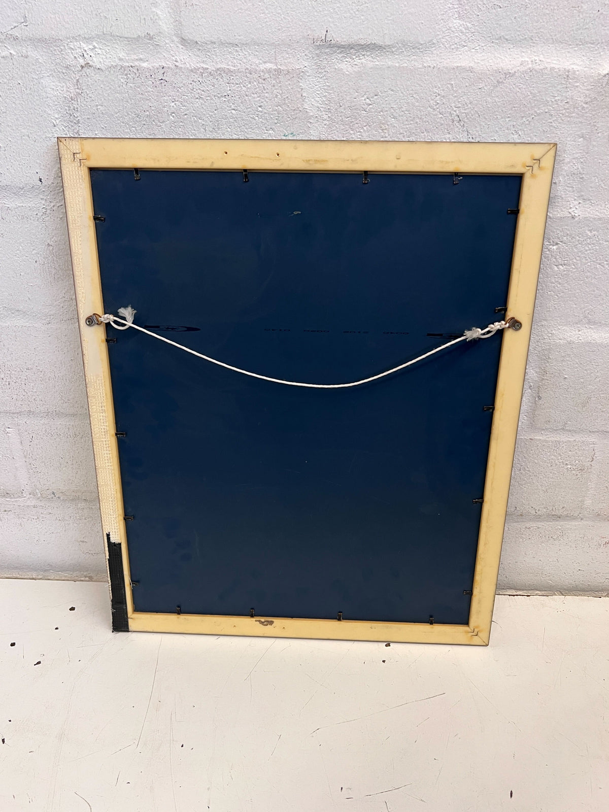 Stylish Square Black Framed Mirror – Minor Wear