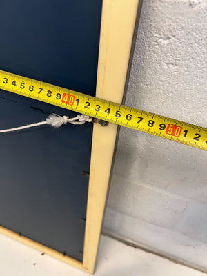 Stylish Square Black Framed Mirror – Minor Wear