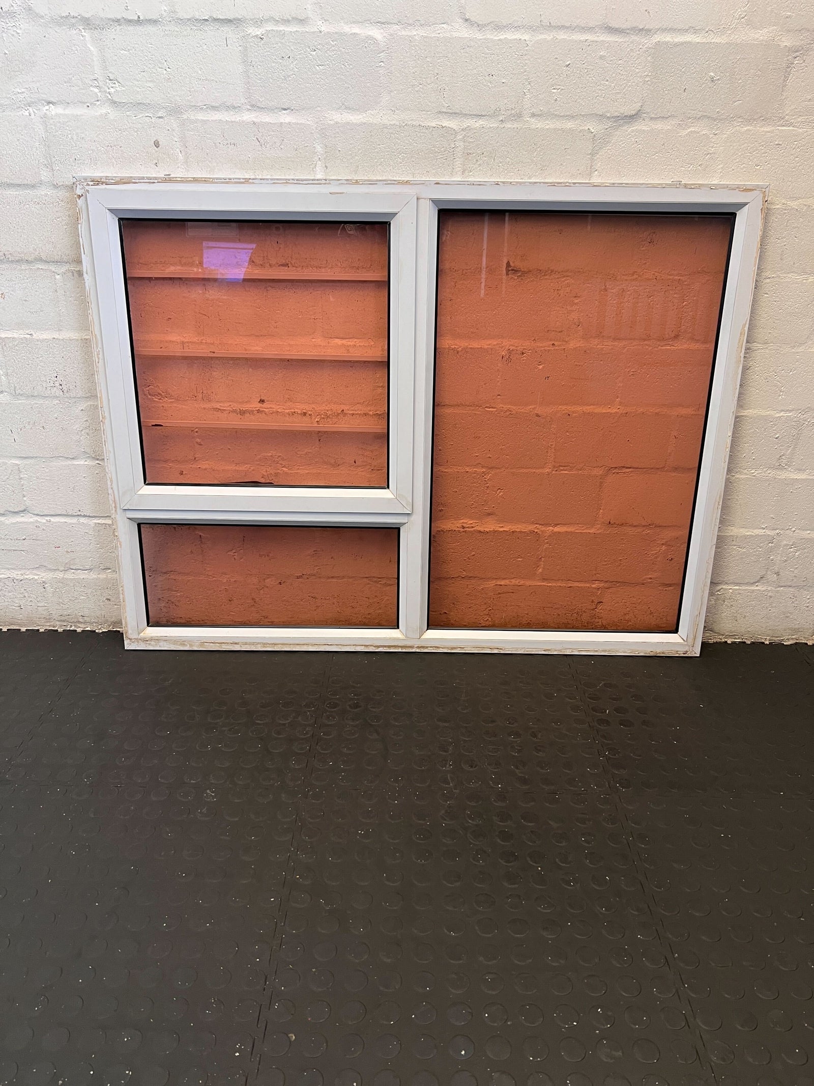 Stylish White Framed Window Pane - 118 x 90cm