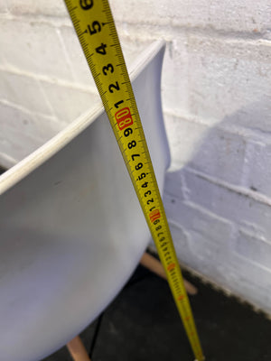 Stylish White Mid-Century Dining Chair