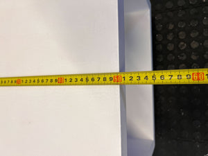 Stylish White Minimalist Cube Storage Table