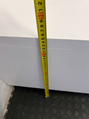 Stylish White Minimalist Cube Storage Table