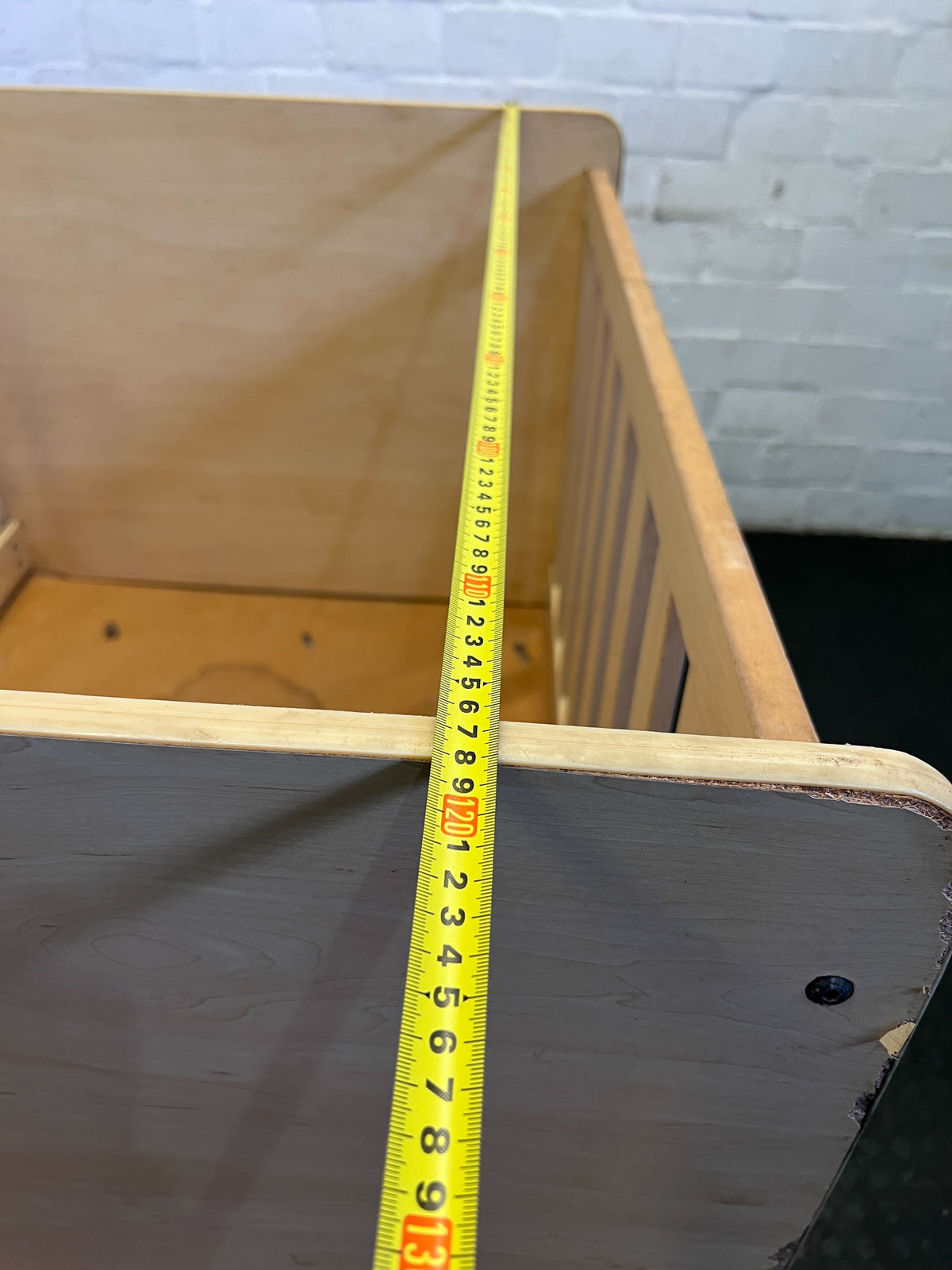 Stylish Wooden Baby Cot with Drawers | Light Natural Finish