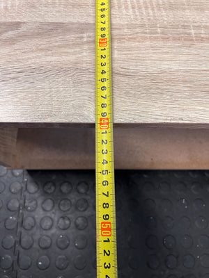 Stylish Wooden Coffee Table with Open Shelf – Natural Finish - REDUCED