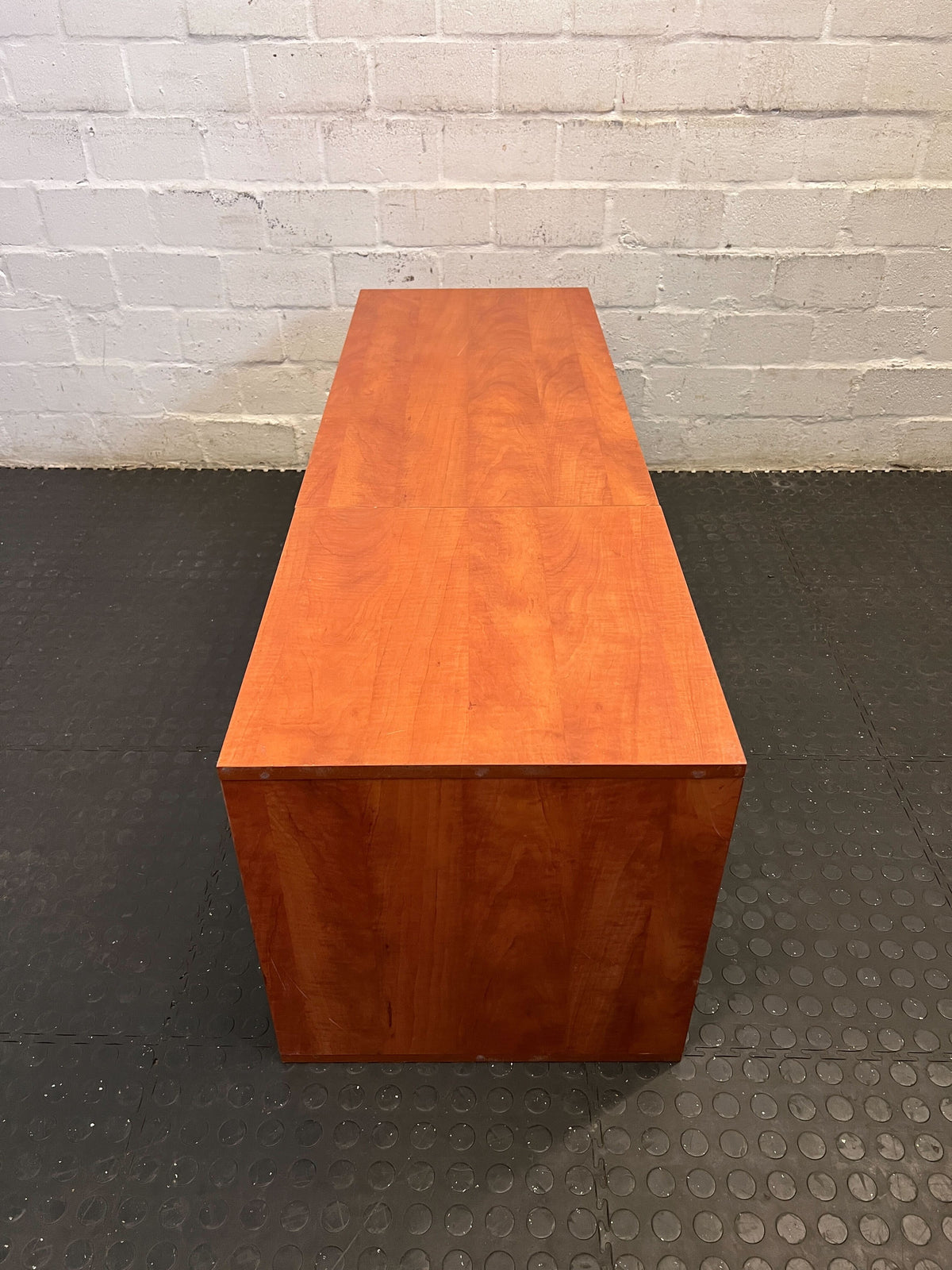 Stylish Wooden Sideboard with Glass Doors – Slight Scratches - REDUCED