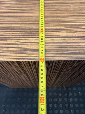 Stylish Wooden Square Side Table with Rich Grain Finish