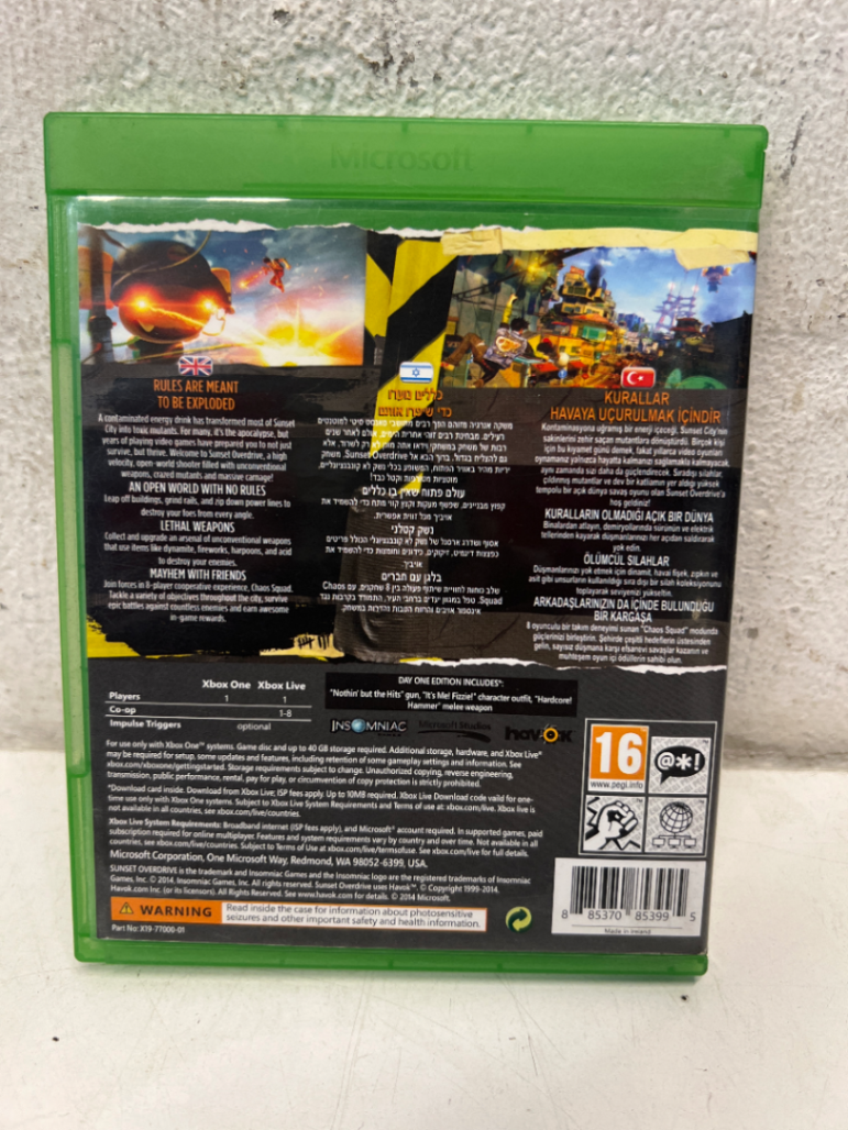 Sunset Overdrive: Day One Edition (Xbox One) - Good Condition - 2ndhandwarehouse.com