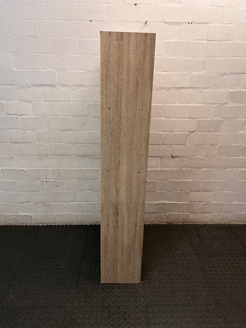 Tall 8-Cubby Bookshelf in Light Oak Finish