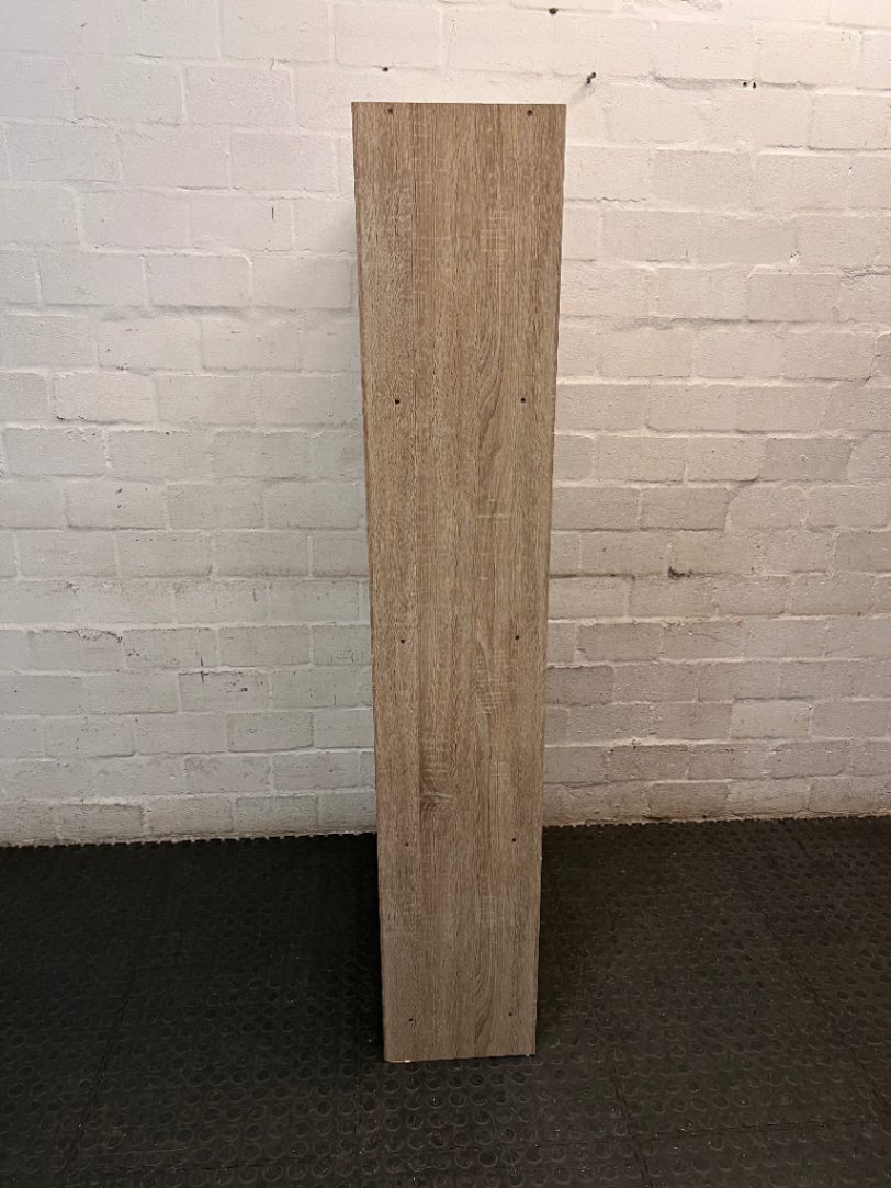 Tall 8-Cubby Bookshelf in Light Oak Finish