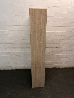 Tall 8-Cubby Bookshelf in Light Oak Finish
