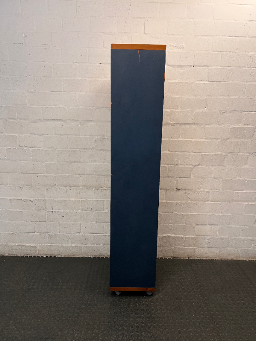 Tall Timber Open Bookshelf on Wheels