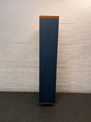 Tall Timber Open Bookshelf on Wheels
