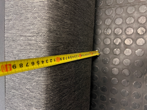 Textured Grey Upholstered Bed Base — Fair Used Condition - 2ndhandwarehouse.com