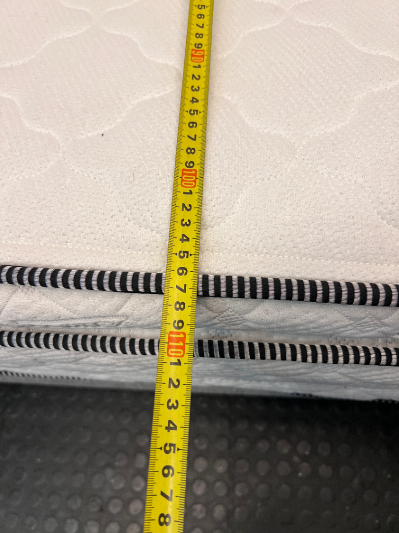 Three-Quarter Flippable Mattress and Grey Base Set — Great Condition