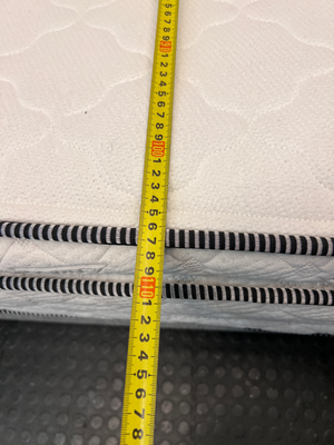 Three-Quarter Flippable Mattress and Grey Base Set — Great Condition