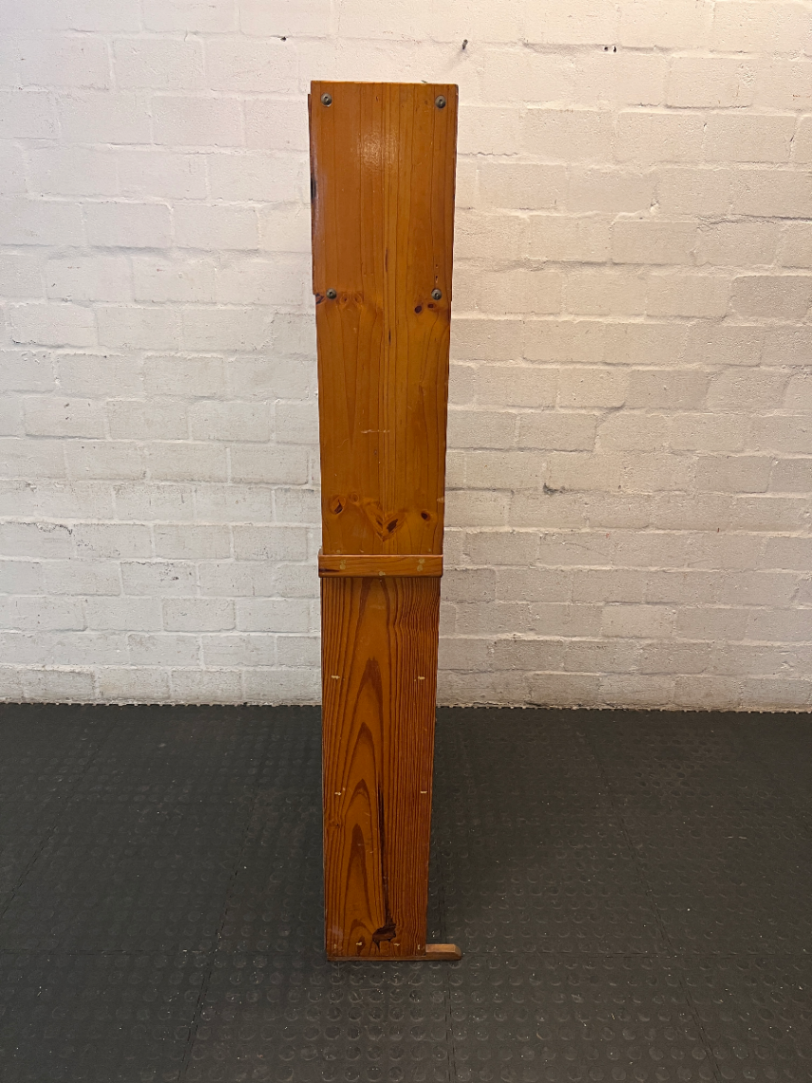 Tiered Wooden Display Cabinet with Open Shelving - 2ndhandwarehouse.com