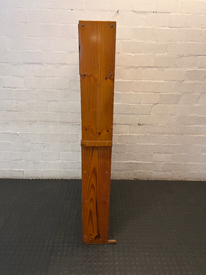 Tiered Wooden Display Cabinet with Open Shelving - 2ndhandwarehouse.com