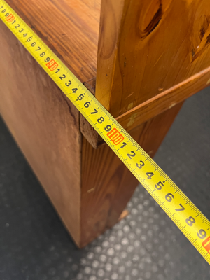 Tiered Wooden Display Cabinet with Open Shelving - 2ndhandwarehouse.com