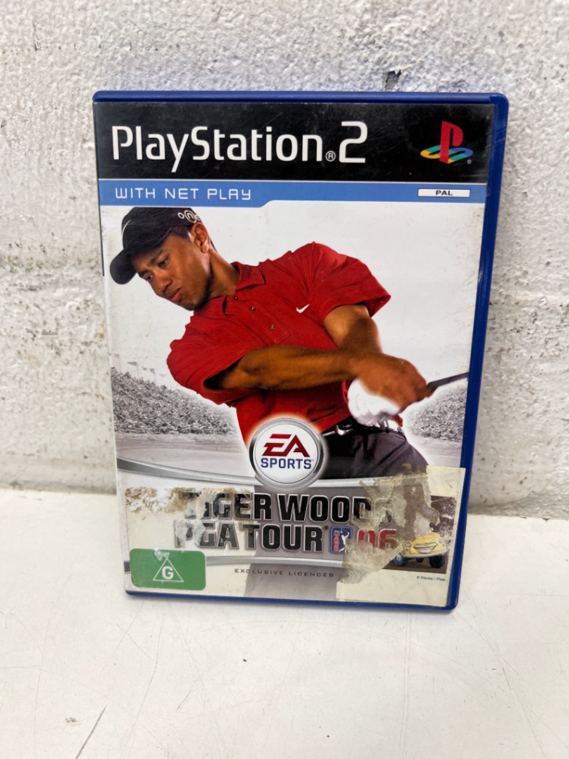Tiger Woods PGA Tour 06 (PS2) - Damaged Cover Art - 2ndhandwarehouse.com