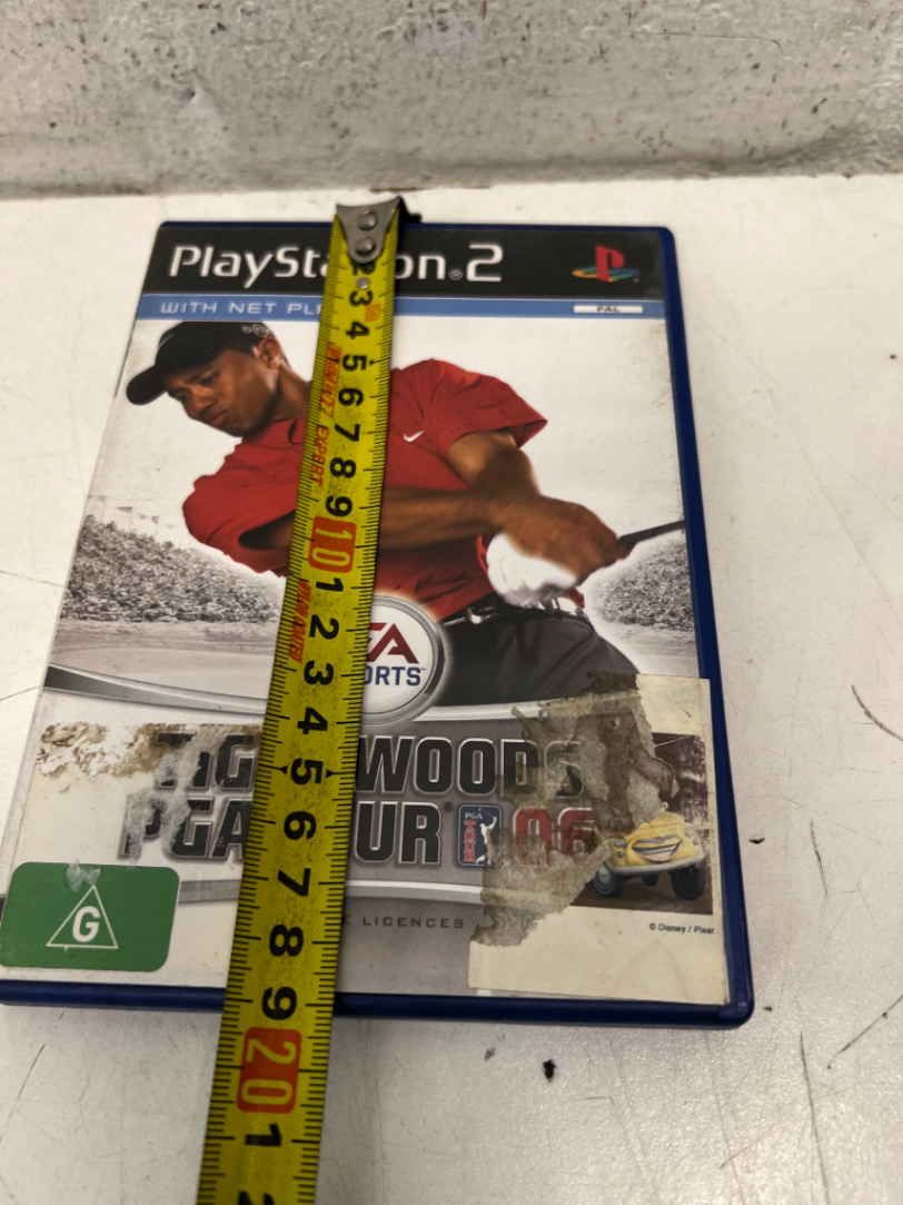 Tiger Woods PGA Tour 06 (PS2) - Damaged Cover Art - 2ndhandwarehouse.com