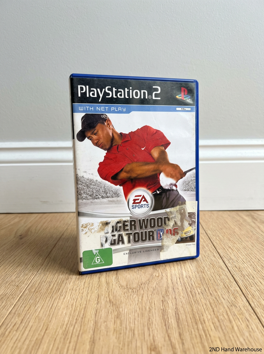 Tiger Woods PGA Tour 06 (PS2) - Damaged Cover Art - 2ndhandwarehouse.com