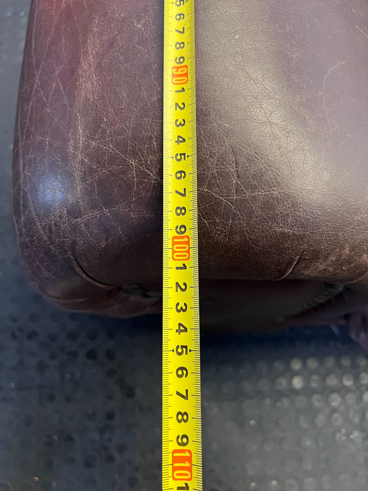 Timeless Burgundy Leather 2-Seater Sofa