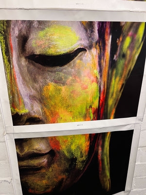 Tranquil Buddha Wall Art Triptych - Vibrant Colors