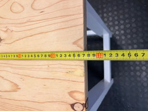 Two-Tone Wood and White Console Table — Good Working Order